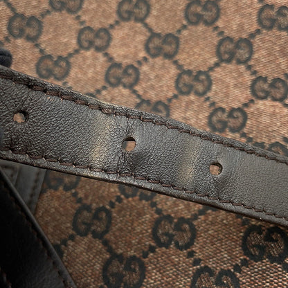 GUCCI GG Canvas Shoulder Bag Brown272400 GG Canvas Leather