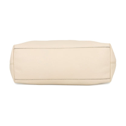 GUCCI Soho Interlocking G Tote Bag Ivory536196 Leather