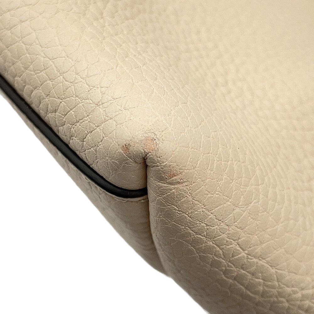 GUCCI Soho Interlocking G Tote Bag Ivory536196 Leather