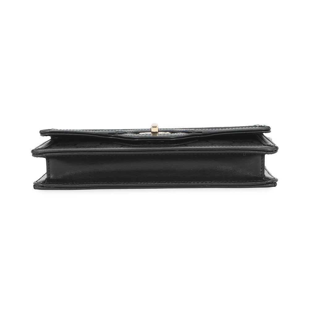 GUCCI Luce Black790038 GG Canvas Leather Size Mini