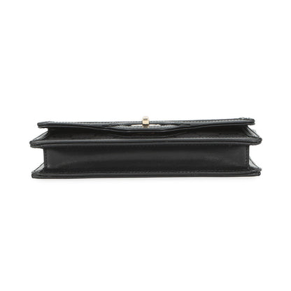 GUCCI Luce Black790038 GG Canvas Leather Size Mini