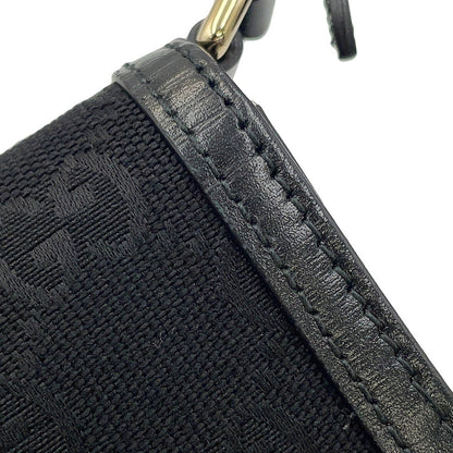 GUCCI Luce Black790038 GG Canvas Leather Size Mini