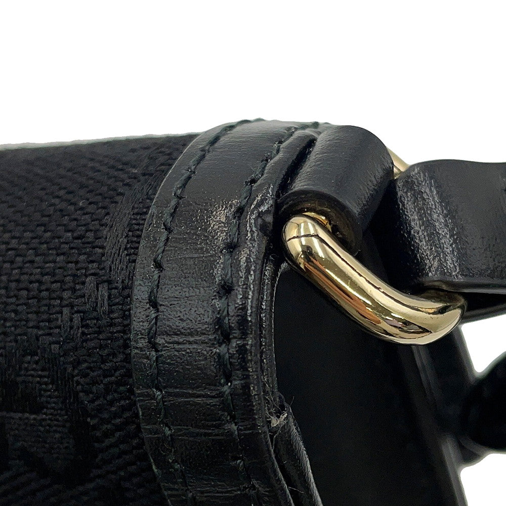 GUCCI Luce Black790038 GG Canvas Leather Size Mini