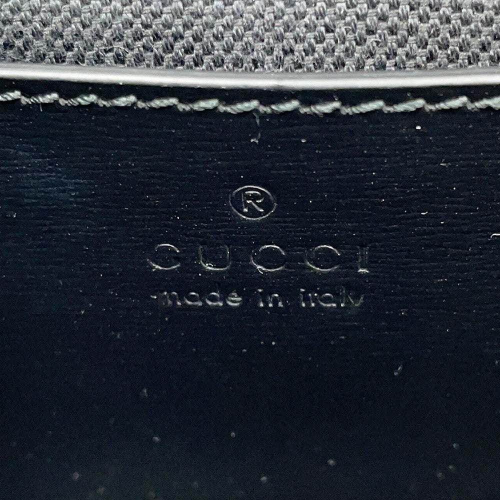 GUCCI Luce Black790038 GG Canvas Leather Size Mini