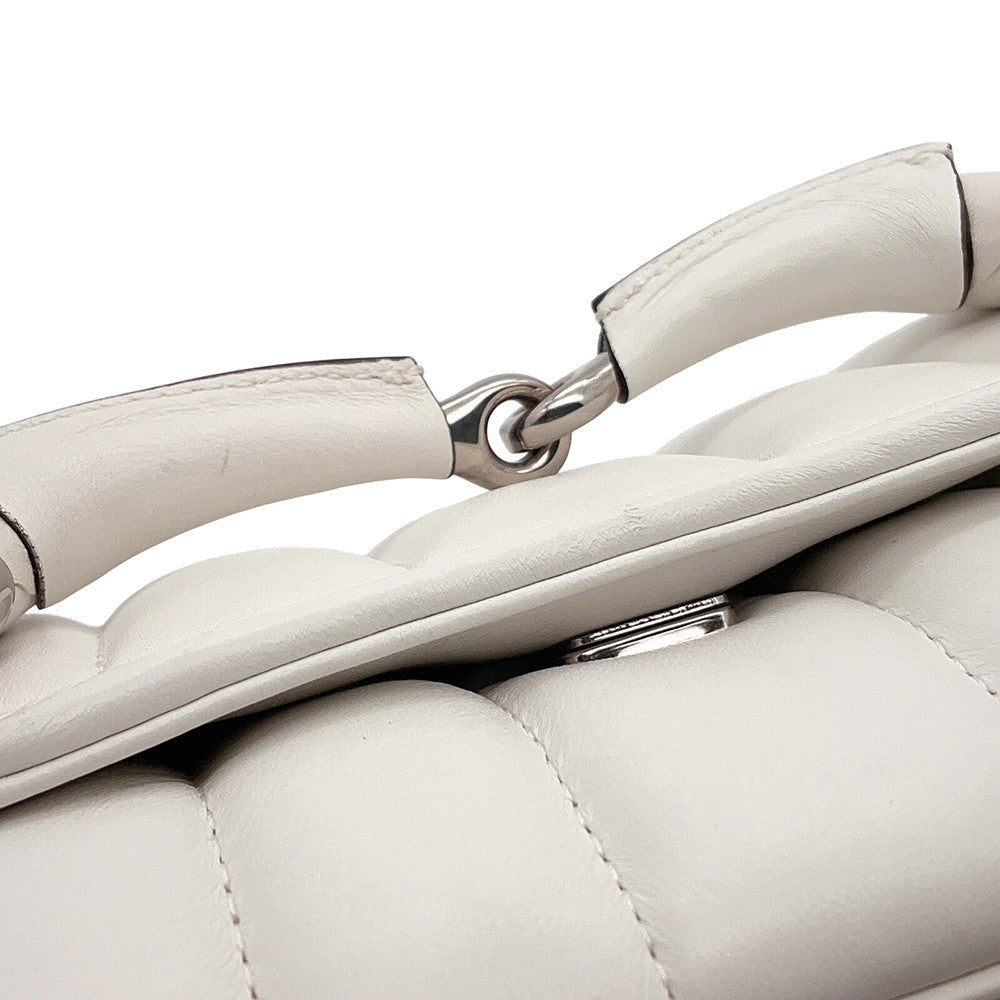 GUCCI Horsebit SmallBag White764339 Leather Size Small