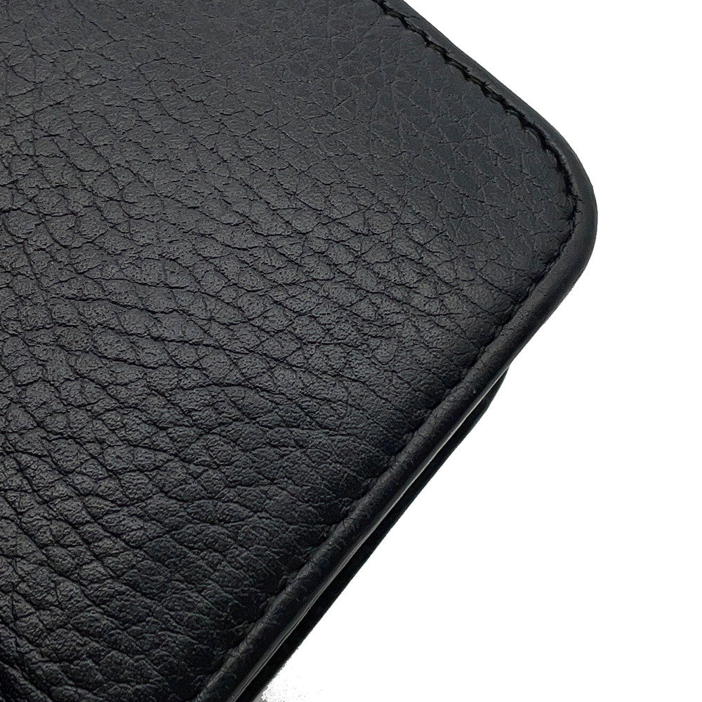 GUCCI Interlocking G ChainShoulder Bag Black510304 527620 Leather