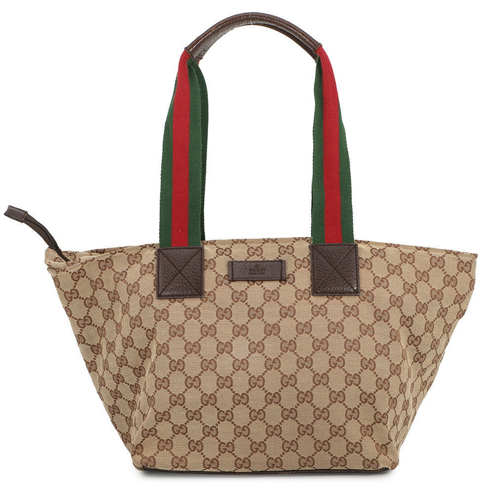 GUCCI Cherie line Tote Bag Beige131230 GG Canvas