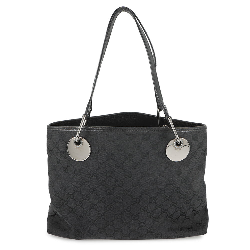 GUCCI GG Canvas Handbag Black120837 GG Canvas
