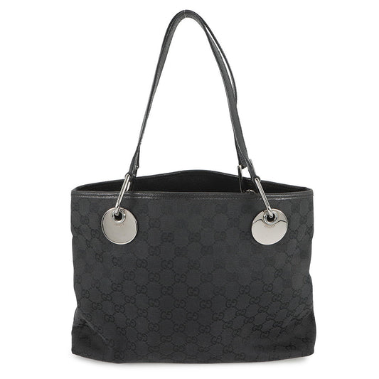 GUCCI GG Canvas Handbag Black120837 GG Canvas