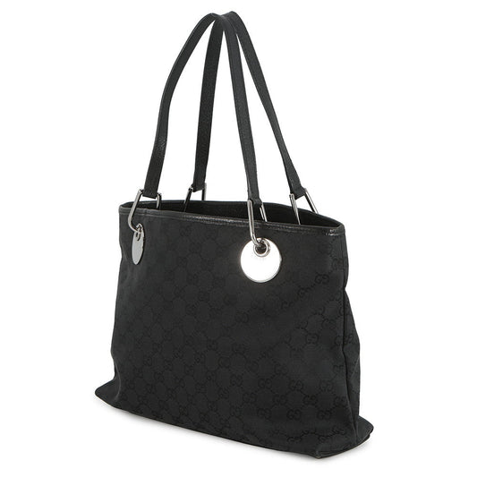 GUCCI GG Canvas Handbag Black120837 GG Canvas