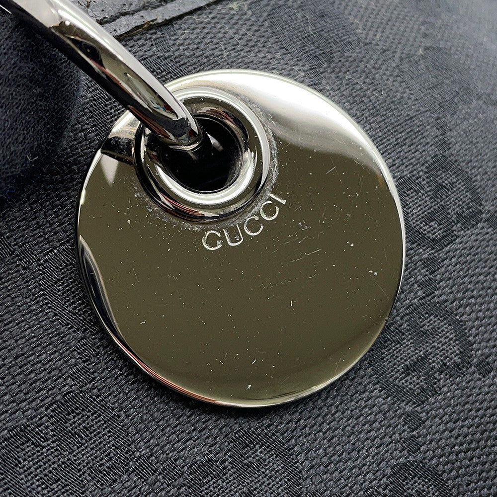 GUCCI GG Canvas Handbag Black120837 GG Canvas