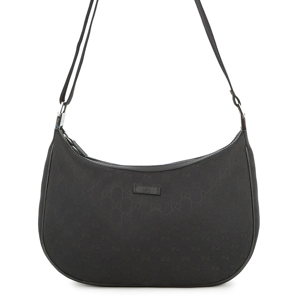 GUCCI GG Canvas Shoulder Bag Black122790 GG Canvas