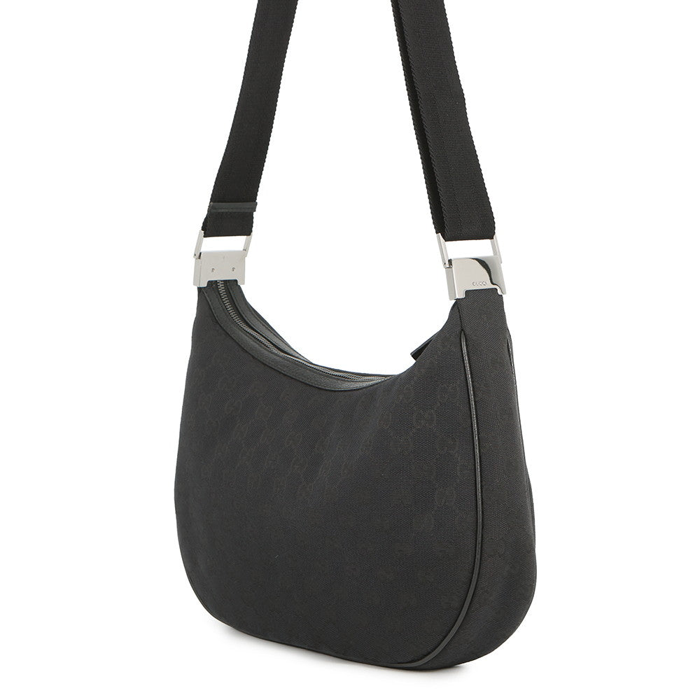 GUCCI GG Canvas Shoulder Bag Black122790 GG Canvas