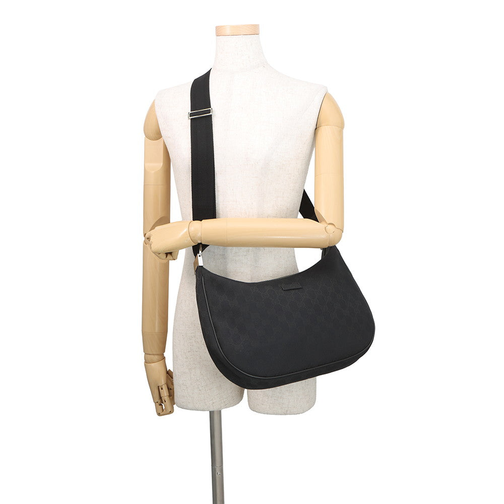 GUCCI GG Canvas Shoulder Bag Black122790 GG Canvas