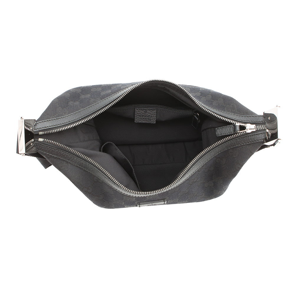 GUCCI GG Canvas Shoulder Bag Black122790 GG Canvas