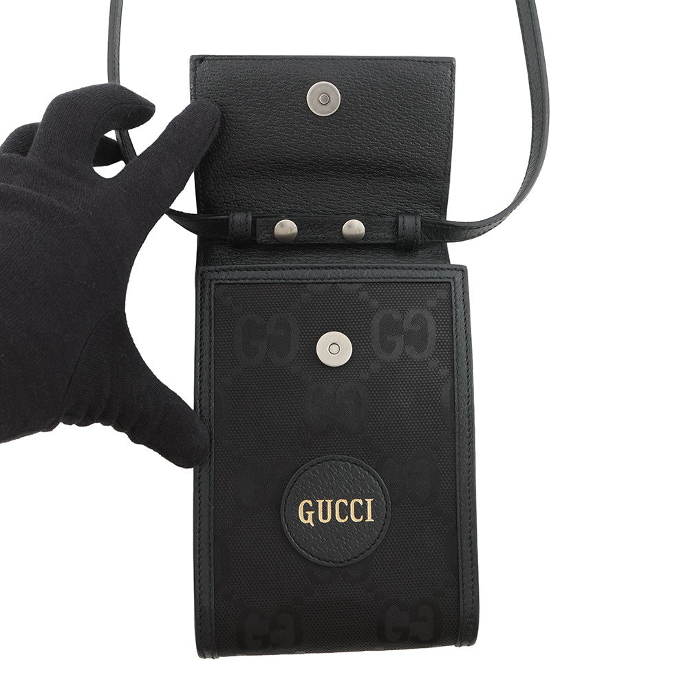 GUCCI Off the Grid Mini Shoulder Bag Black625599 GGNylon
