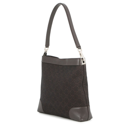 GUCCI GG Canvas Handbag Brown143745 GG Canvas Leather