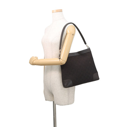 GUCCI GG Canvas Handbag Brown143745 GG Canvas Leather