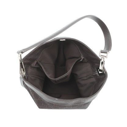 GUCCI GG Canvas Handbag Brown143745 GG Canvas Leather