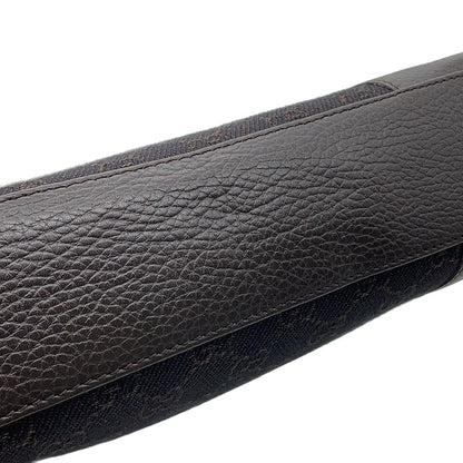 GUCCI GG Canvas Handbag Brown143745 GG Canvas Leather