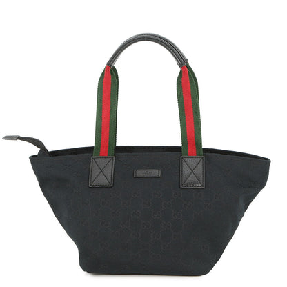 GUCCI GG Canvas Handbag Black131228 214397 GG Canvas