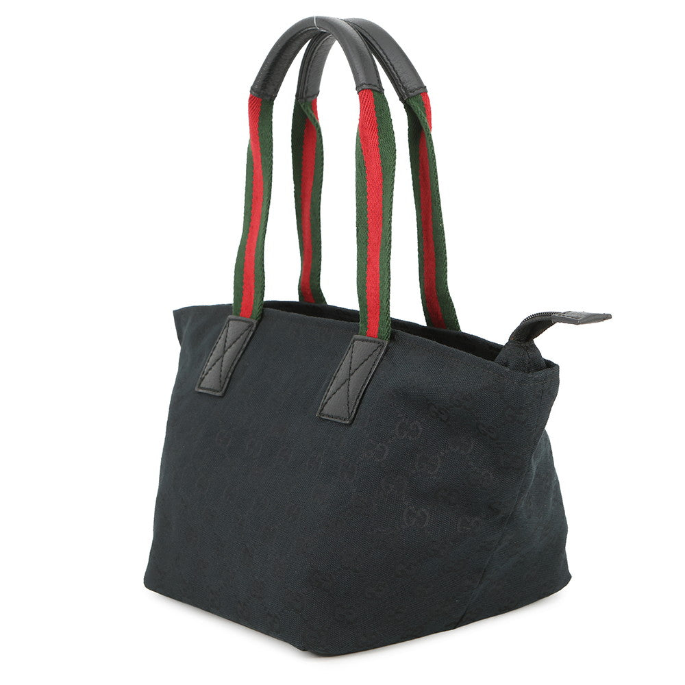 GUCCI GG Canvas Handbag Black131228 214397 GG Canvas