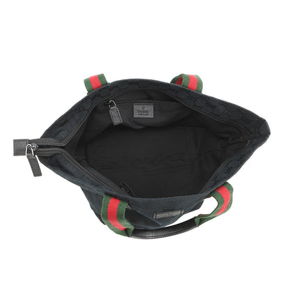 GUCCI GG Canvas Handbag Black131228 214397 GG Canvas