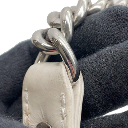 CHANEL Camellia CC Logo ChainShoulder Black/WhiteA57636 Plastics Leather