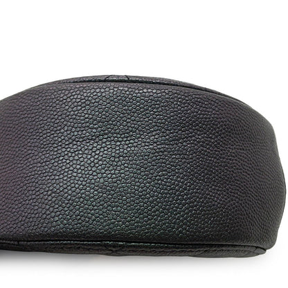 CHANEL Round Mini Classic Chain Shoulder MetalicGrayAP0245 Caviar Leather