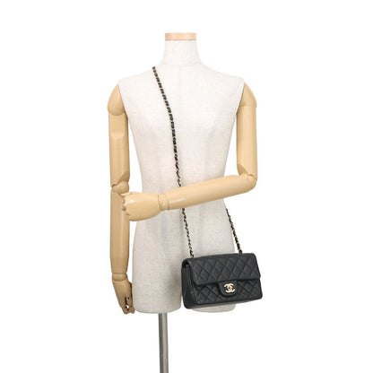 CHANEL Mini Materasse Chain Shoulder BlackA69900 Lambskin Size 20