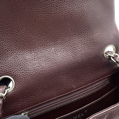 CHANEL Mini Materasse Chain Shoulder BordeauxA35200 Caviar Leather
