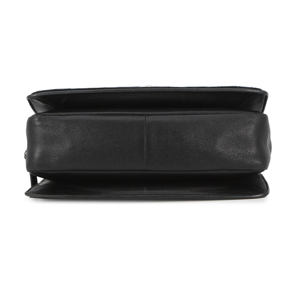 CHANEL Matelasse ChainShoulder Black Lambskin