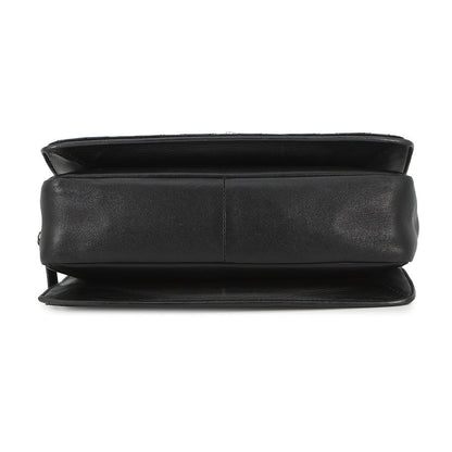 CHANEL Matelasse ChainShoulder Black Lambskin