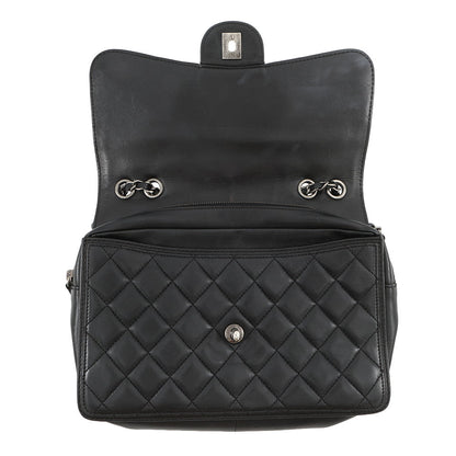 CHANEL Matelasse ChainShoulder Black Lambskin
