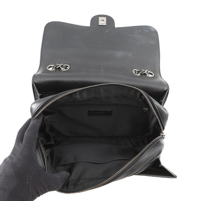 CHANEL Matelasse ChainShoulder Black Lambskin