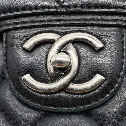 CHANEL Matelasse ChainShoulder Black Lambskin