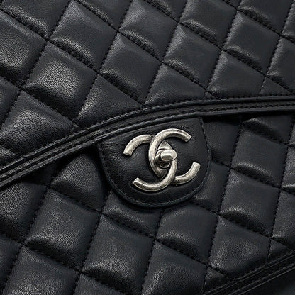 CHANEL Matelasse ChainShoulder Black Lambskin