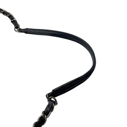 CHANEL Matelasse ChainShoulder Black Lambskin