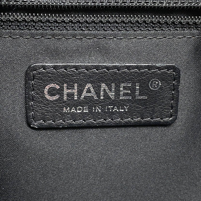 CHANEL Matelasse ChainShoulder Black Lambskin