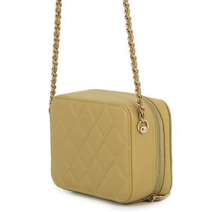 CHANEL ChainShoulder Mini Camera Bag Olive GreenAP2426 Caviar Leather