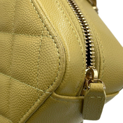 CHANEL ChainShoulder Mini Camera Bag Olive GreenAP2426 Caviar Leather