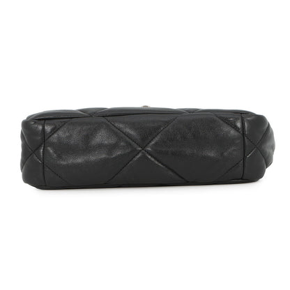 CHANEL CHANEL19 Matelasse Shoulder Bag BlackAS1160-B07327-94305 Shiny Lambskin
