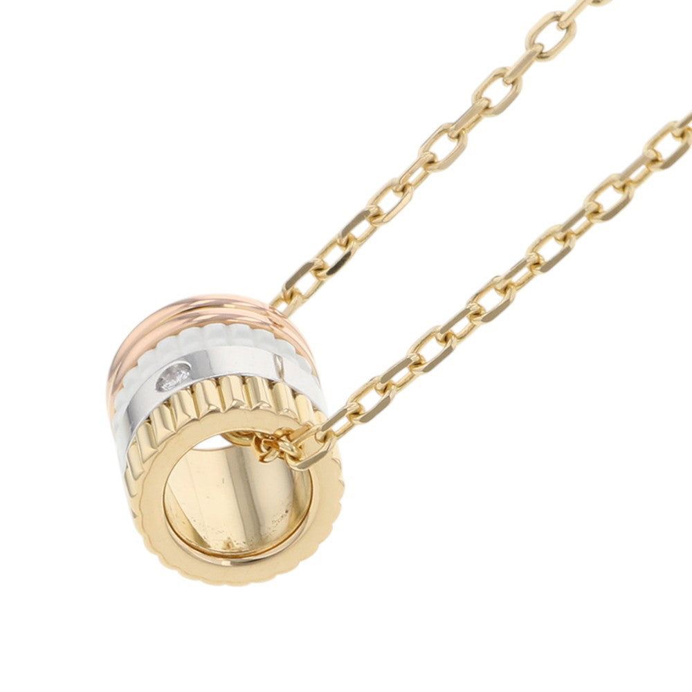 Boucheron Quatre White Pendant Size SmallJPN00550 K18YG K18WG K18PG Ceramic