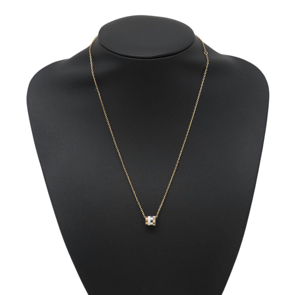 Boucheron Quatre White Pendant Size SmallJPN00550 K18YG K18WG K18PG Ceramic
