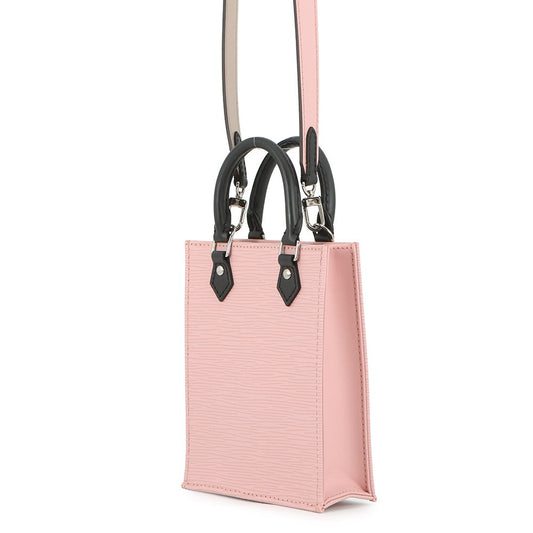 LOUIS VUITTON Petit Sac Plat Rose BallerineM69575 Epi Leather