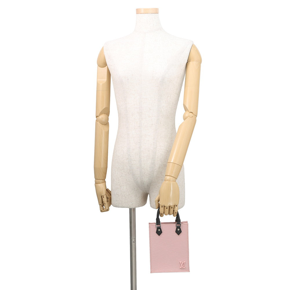 LOUIS VUITTON Petit Sac Plat Rose BallerineM69575 Epi Leather
