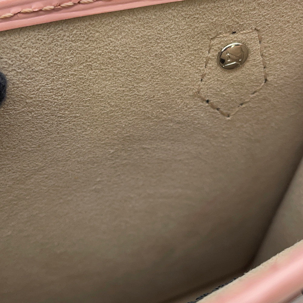 LOUIS VUITTON Petit Sac Plat Rose BallerineM69575 Epi Leather