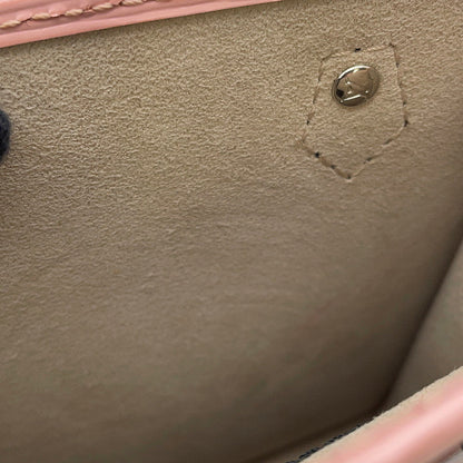 LOUIS VUITTON Petit Sac Plat Rose BallerineM69575 Epi Leather