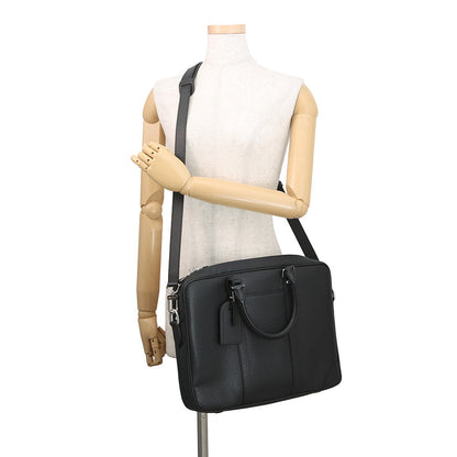 LOUIS VUITTON Porte Documan Voyagej BlackM30975 Taiga Leather
