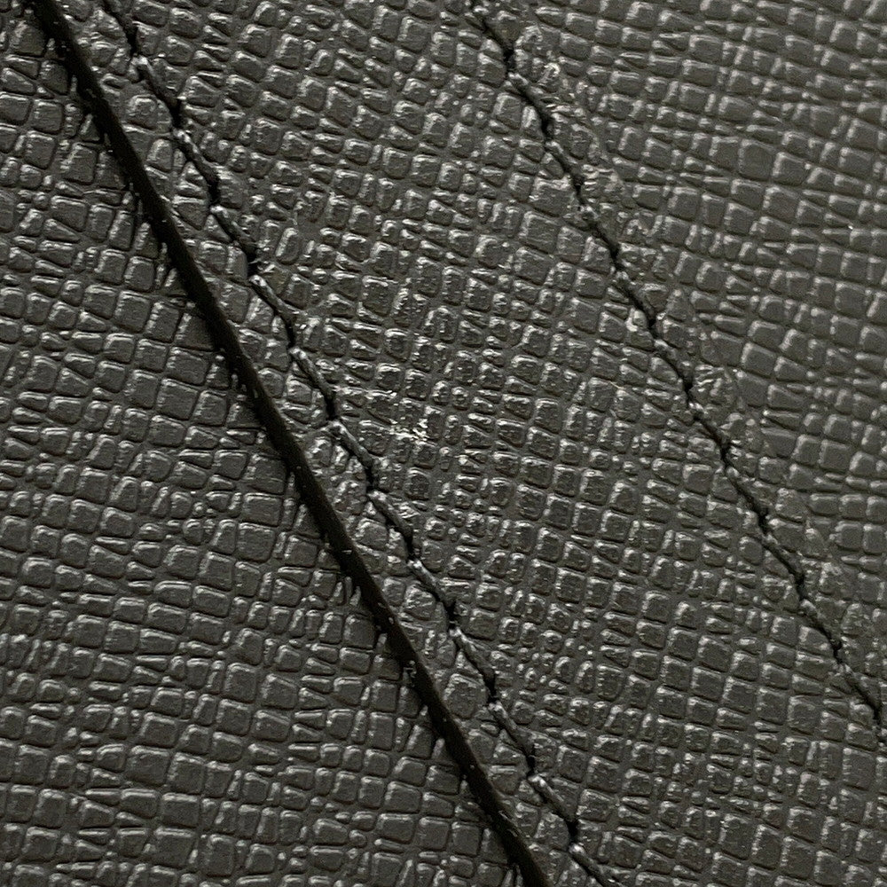 LOUIS VUITTON Porte Documan Voyagej BlackM30975 Taiga Leather